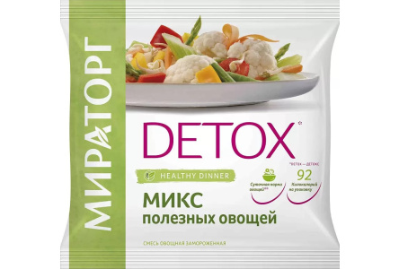 Заморож МИРАТОРГ 400гр Микс полезных овощей 1/10шт