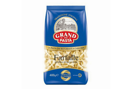 Макаронные изделия GRAND DI PASTA 400гр Farfalle Бантики А  1/12шт
