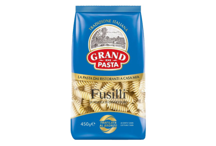Макаронные изделия GRAND DI PASTA 450гр Fusilli Спирали  А  1/12шт