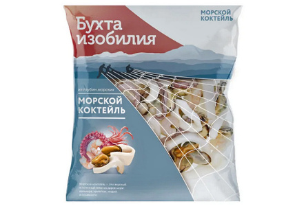 Морской коктейль 430гр 1/12шт Бухта Изобилия