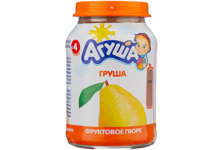 ДП Пюре АГУША 100гр Груша с 4 мес 1/8шт /сб