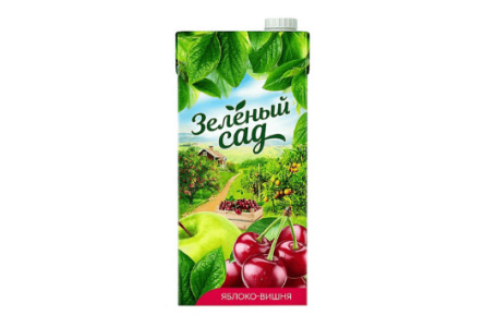 Нектар ЗЕЛЕНЫЙ САД 1л Яблоко-вишня т/п 1/12шт