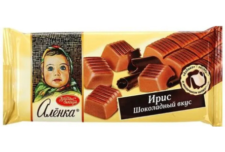 Ирис АЛЕНКА 100гр Шоколад 1/40шт