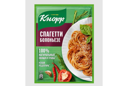 Приправа KNORR 25гр Смесь д/спагетти болоньез 1/24шт