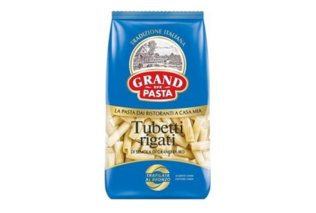 Макаронные изделия GRAND DI PASTA 450гр Tubetti Трубочки 1/12шт