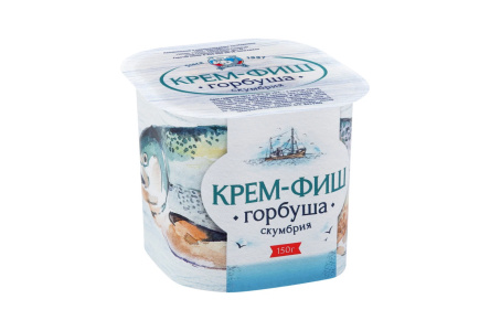 Паста из морепродуктов КРЕМ ФИШ 150гр Горбуша/скумбрия 1/6шт