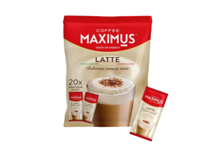 Кофе растворимый MAXIMUS 20*25гр Latte саше 1/12шт