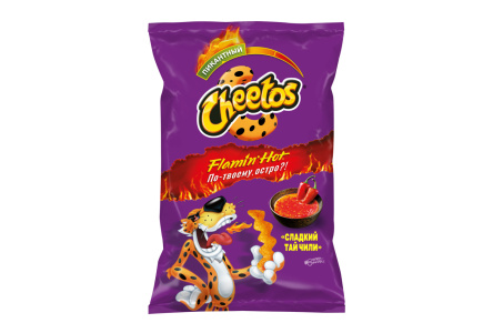 Чипсы CHEETOS 70гр cладкий Тай чили 1/24шт