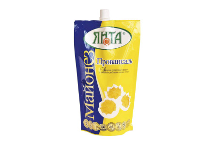 Майонез ЗОЛОТАЯ ЯНТА 400гр Провансаль 50% дой-пак 1/16шт
