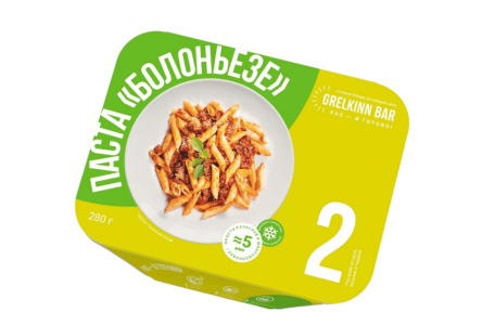 Паста GRELKINN BAR 280гр Болоньезе 1/24шт