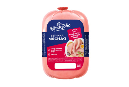 Ветчина ЧЕРКИЗОВО 400гр Мясная 1/6шт
