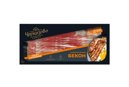 Бекон сырокопченый ЧЕРКИЗОВО 180гр Premium нарезка  1/10шт