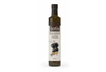 Масло оливковое SOFOS 500мл Extra Virgin нерафинированное с/б 1/12шт