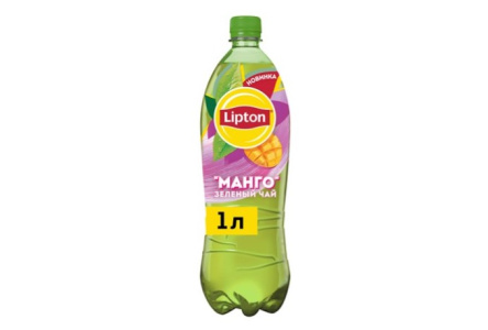 Чай холодный LIPTON 1л Зеленый/манго ПЭТ 1/12шт
