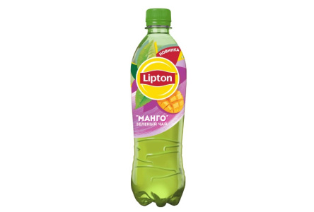 Чай холодный LIPTON 0,5л Зеленый/персик ПЭТ 1/12шт