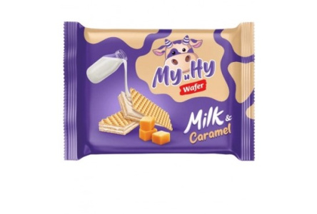 Вафли СЛАДОНЕЖ 70гр МУ и НУ Карамель/молоко 1/12шт
