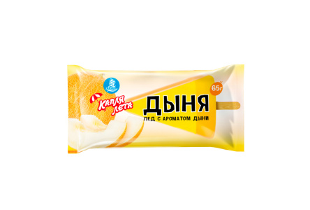 Фруктовый лед КАПЛЯ ЛЕТА 65гр Дыня 1/30шт Э22 Страна Гулливерия