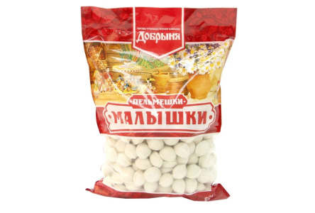Пельмени ДОБРЫНЯ 800гр Малышки 1/8шт 5079