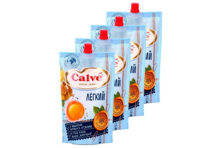 Соус Майонезный CALVE 230гр Легкий д/п 1/40шт