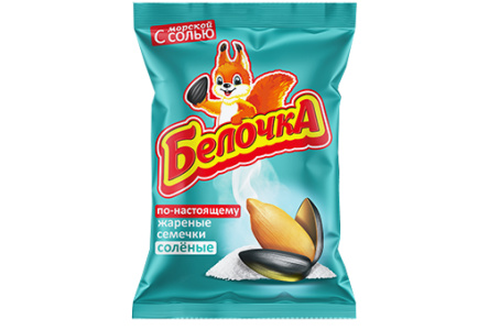 Семечки БЕЛОЧКА 70гр Соленые 1/50шт