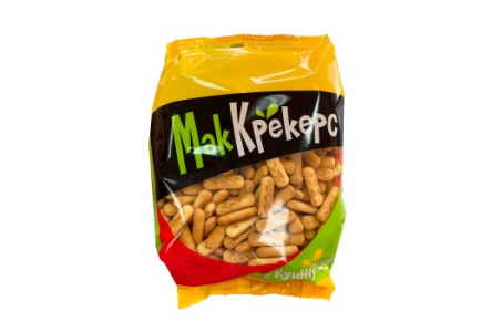 Крекер МАККРЕКЕРС 200гр с кунжутом 1/20шт Саратовская