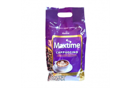 Кофе растворимый MAXTIME 3в1 16гр Cappuccino м/у 1/50шт