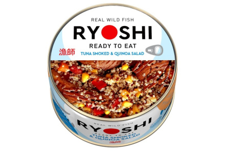Салат из овощей RYOSHI 185гр Копченый тунец/киноа 1/18шт