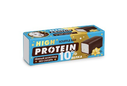 Суфле ВП ПАСТУХОВ Protein 50гр Темный бельгийский шоколад без сахара 1/6шт БЗМЖ