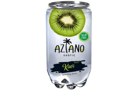 Напиток газ AZIANO 350мл Киви ж/б 1/12шт