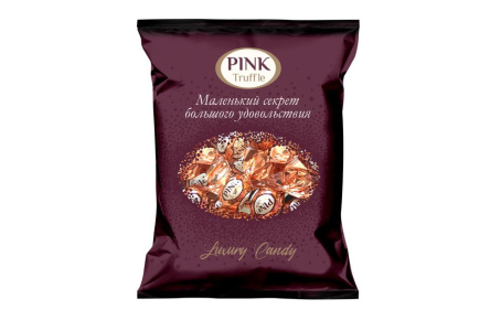 Конфеты PINK TRUFFLE 200гр 1/15шт Сладкий орешек