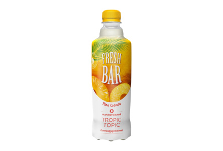 Напиток газ FRESH BAR 0,48л Пина Колада ПЭТ 1/12шт