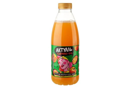 Напиток сывороточный АКТУАЛЬ 930гр Персик/Маракуйя 1/6шт Продукт без заменителя молочного жира