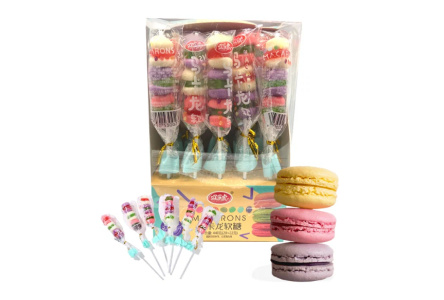 Мармелад MACARONS 22гр на палочке 1/20шт 2148 ИПСамойлова