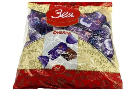 Конфеты ФИАЛКА 250гр 1/24шт Зея БКФ