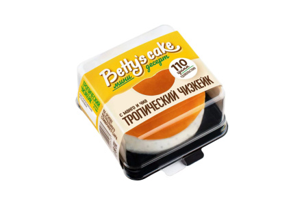 Пирог сырный Чизкейк BETTYS CAKE 110гр Тропический 1/45шт