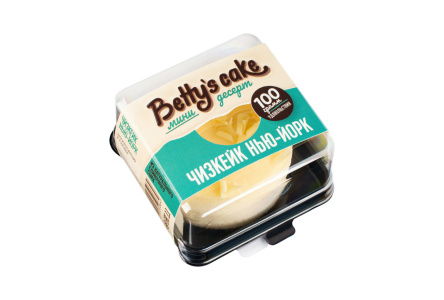 Пирог сырный Чизкейк BETTYS CAKE 100гр Нью-Йорк 1/45шт