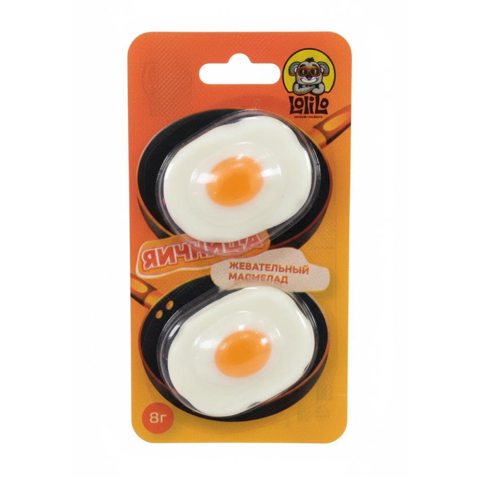 Мармелад жевательный LOLILO 8гр Яичница 1/30шт