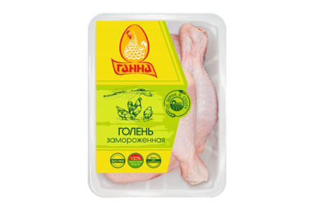 Голень куриная ГАННА 2кг Халяль п/п вес 1/12кг