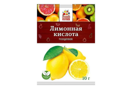 Лимонная кислота ОТЛИЧНАЯ КУХНЯ 10гр 12блх20шт