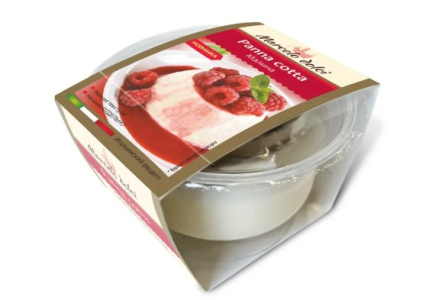 Десерт MARCELO DOLCI 110гр Панна Котта Малина креманка 1/6шт