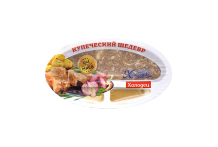 Холодец ХОЛОДУШКА 250гр Купеческий Шедевр с горчицей 1/32шт