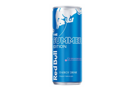 Напиток энерг RED BULL 0,250л Лазурная серия ж/б 1/24 шт
