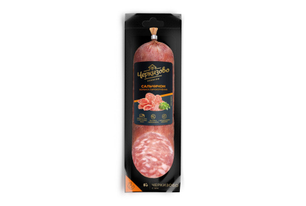 Колбаса сырокопченая ЧЕРКИЗОВО 300гр Сальчичон Premium срез 1/6шт
