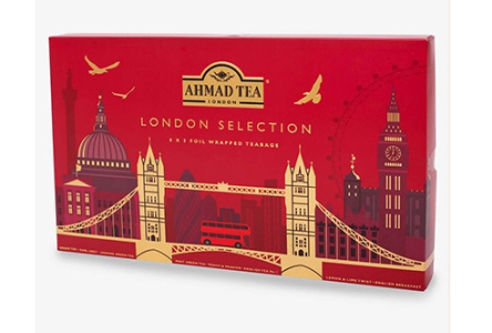 Набор чая AHMAD 80гр 8*40шт London Selection 1/10шт
