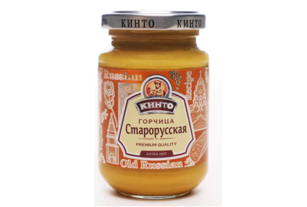 Горчица КИНТО 170гр Старорусская экстра-острая ст/б 1/12шт