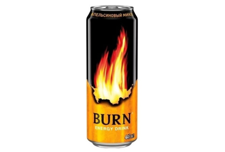 Напиток энерг BURN 0,449л Апельсин ж/б 1/12шт