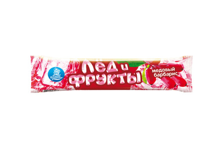 Фруктовый лед СТРАНА ГУЛИВЕРИЯ 55гр Медовый барбарис 1/50шт Л12