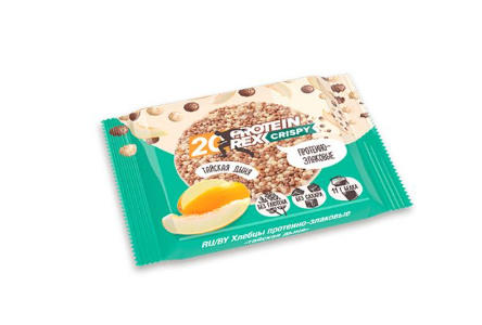 Хлебцы PROTEIN REX 55гр Тайская дыня 1/12шт протеино-злаковые