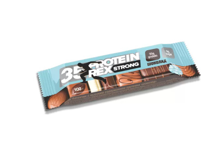 Батончик PROTEIN REX 100гр Шоколад 1/12шт