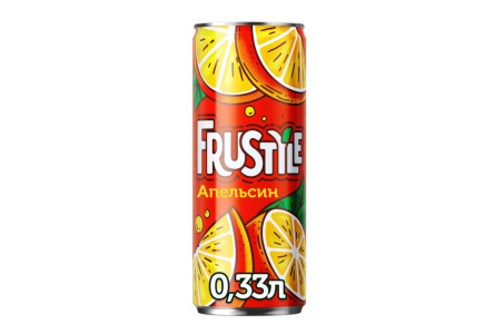 Напиток газ FRUSTYLE 0,33л Апельсин ж/б 1/12шт